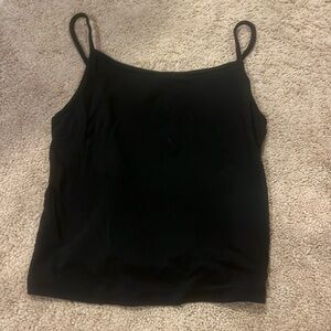 Wild fable (target brand) black cropped tank top